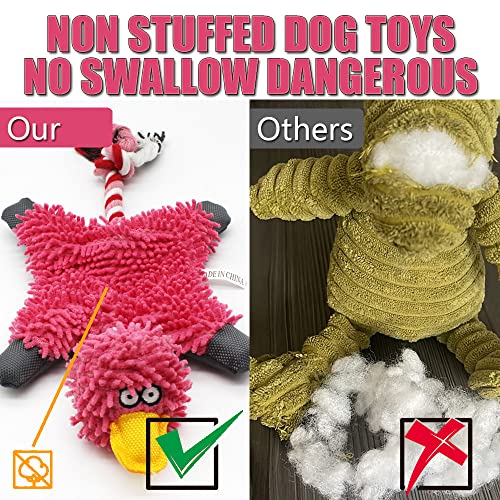 Squeaky Duck Plush Dog Toys for All Dogs