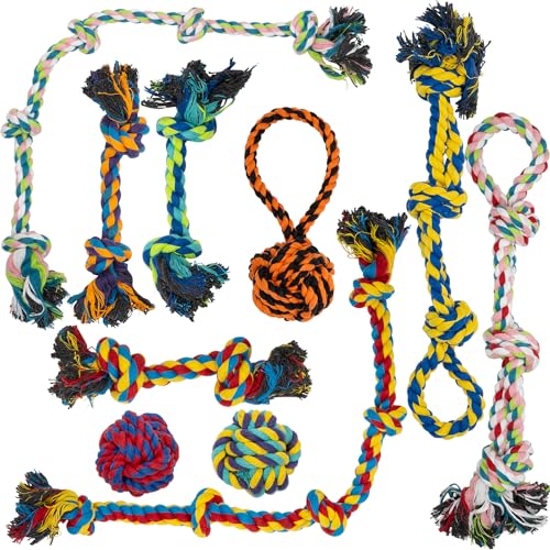 Indestructible Dog Rope Toy Pack for Aggressive Chewers