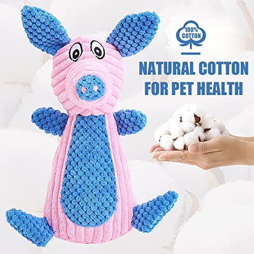Pig Squeaky Plush Toy for Small-Medium Dogs