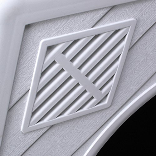 Large durable plastic dog kennel for indoors and outdoors