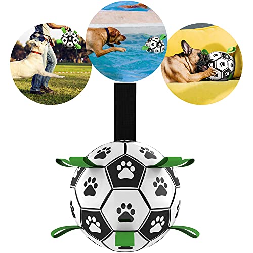 Interactive Dog Football Toy for Small-Medium Breeds, Durable