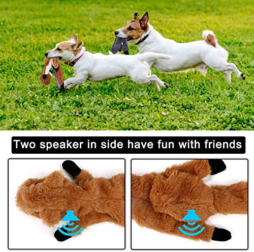 Newthinking Squeaky Dog Toys 5 Pack Plush for Dogs