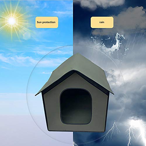 Foldable Waterproof Outdoor Pet House for Dogs and Cats