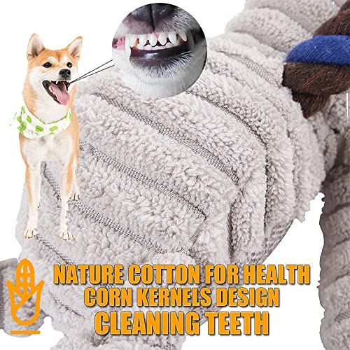 Elephant Plush Squeaky Dog Rope Toy