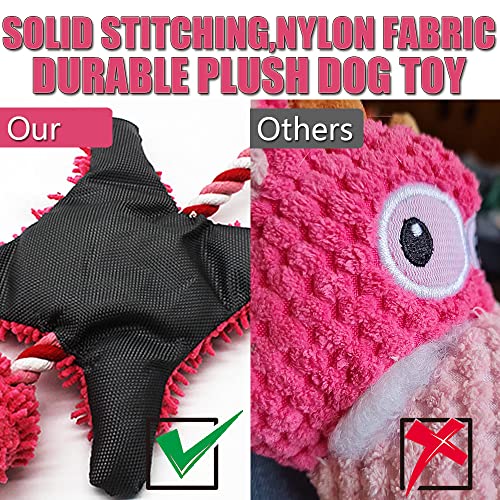 Squeaky Duck Plush Dog Toys for All Dogs