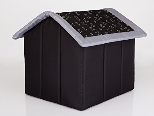 Hobbydog R4 Dog House 60 x 55 cm Black