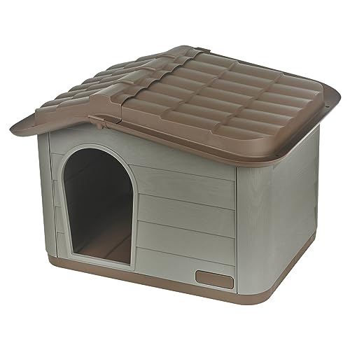 Heavy Duty Plastic Dog House Kennel Shelter (Small/Large)