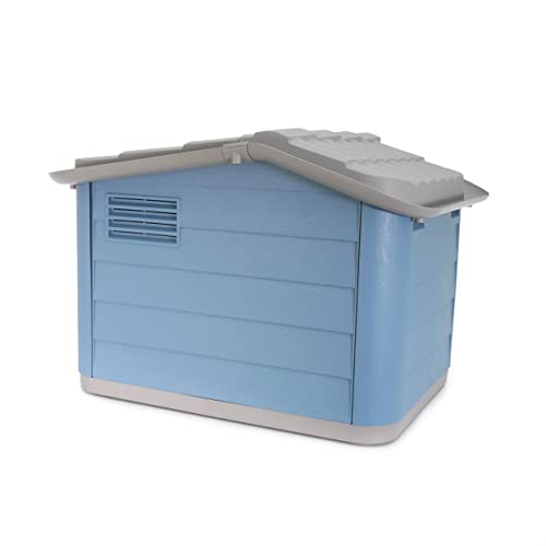 Blue Rosewood Dog and Rabbit Shelter Kennel House