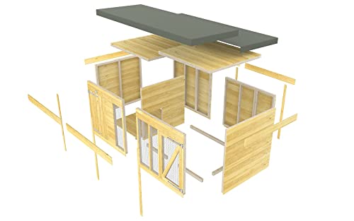 8ft x 4ft Dog Kennel: Quick Delivery