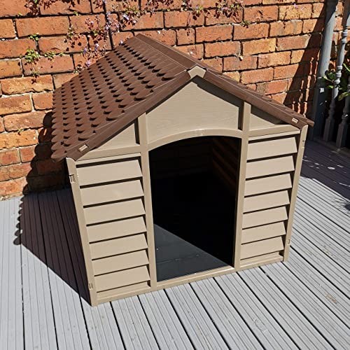 Samuel ALEXANDER Large Plastic Dog Kennel - Indoor/Outdoor
