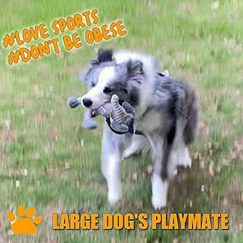 Elephant Plush Squeaky Dog Rope Toy