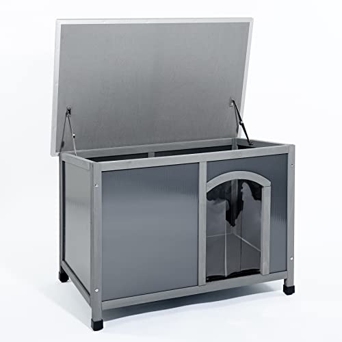 FeelGoodUK Large Twin Wall Plastic Dog Kennel