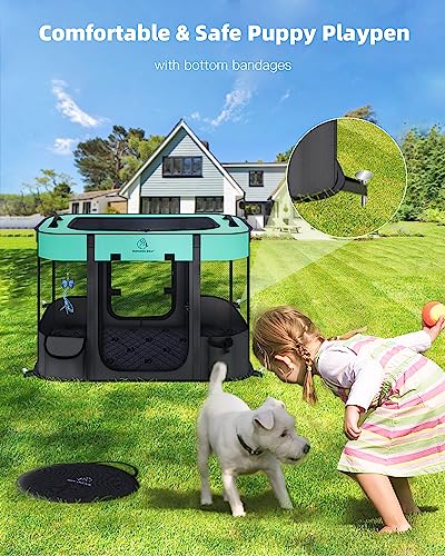 Portable Foldable Pet Playpen for Dogs and Cats