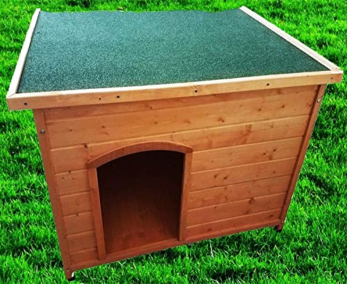 Brown Wooden Outdoor Dog Kennel with Removable Floor