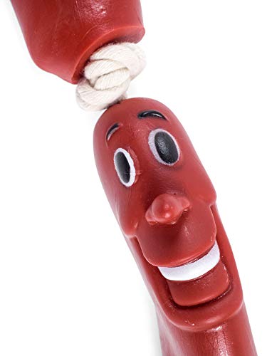 Petface Red Sausage Rope Dog Toy