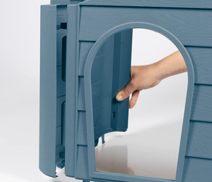 Blue Rosewood Dog and Rabbit Shelter Kennel House