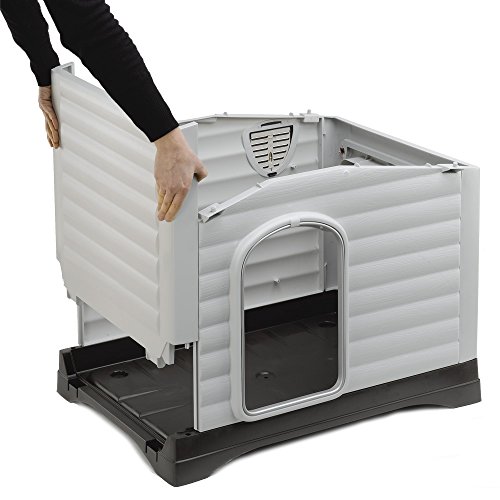 Outdoor Heavy Duty Plastic Dog House Kennel