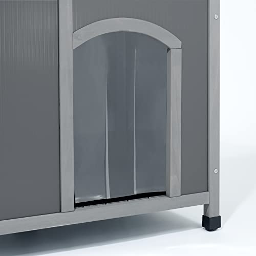 FeelGoodUK Large Twin Wall Plastic Dog Kennel