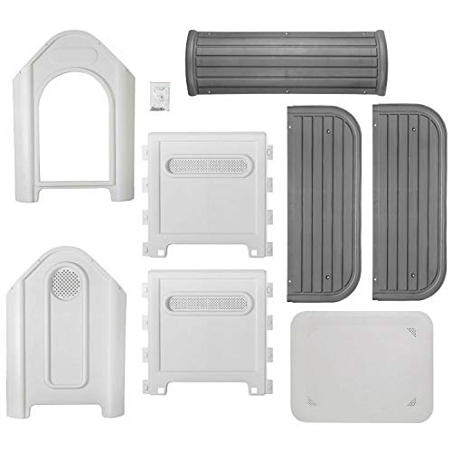 Plastic Dog Cat Pet Kennel House Indoor/Outdoor Shelter