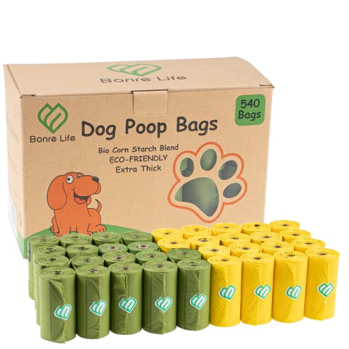 Biodegradable Dog Poop Bags - 540 BioBags
