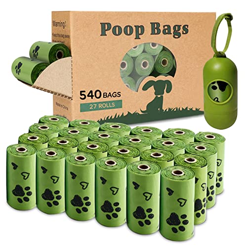 540 Count Biodegradable Poop Bags + Dispenser | Scented