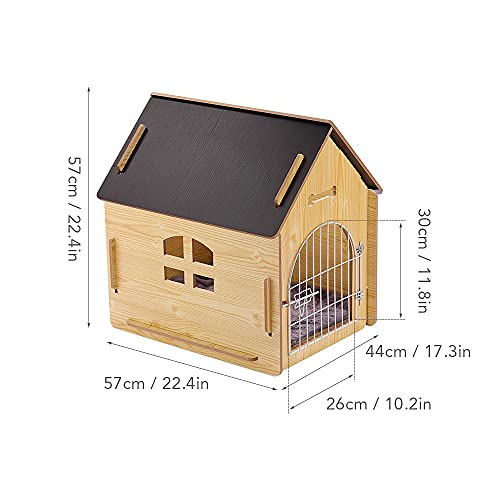 Wooden Pet House for Indoor Use, Easy Assemble