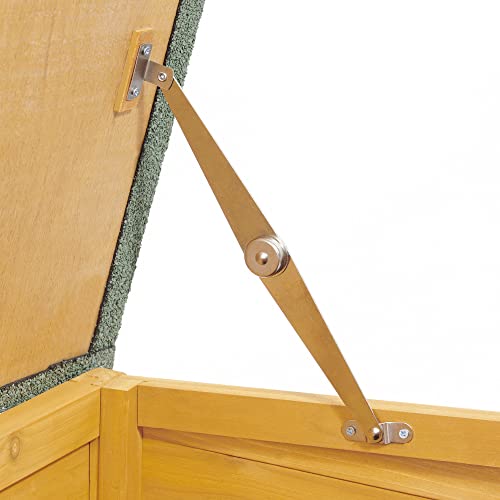 FeelGoodUK Medium Wooden Dog Kennel with Lift-Up Roof