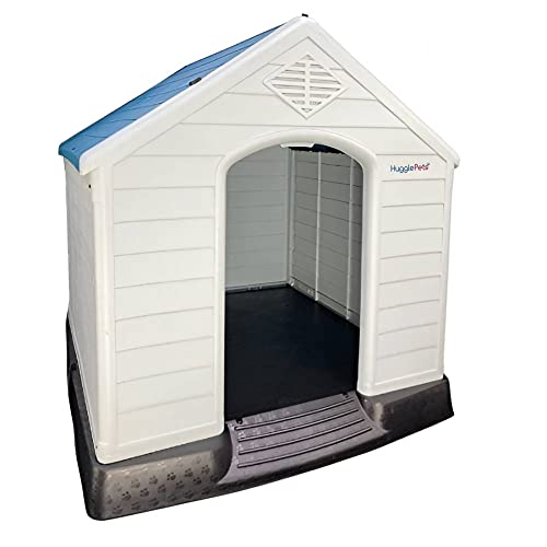 XL Plastic Dog Kennel - Durable Outdoor Shelter