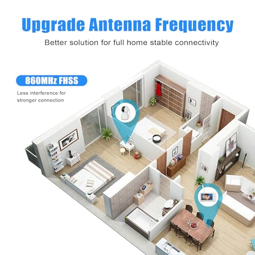 Hakaug 5.0" 720P Baby Monitor with 1080P Camera