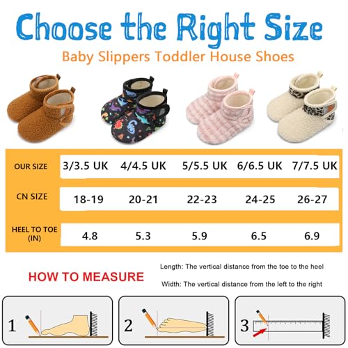 Grey Dinosaur Baby House Boots for Winter Warmth