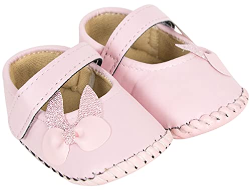 Baby Girls Pink Loafers for 9-12 Months