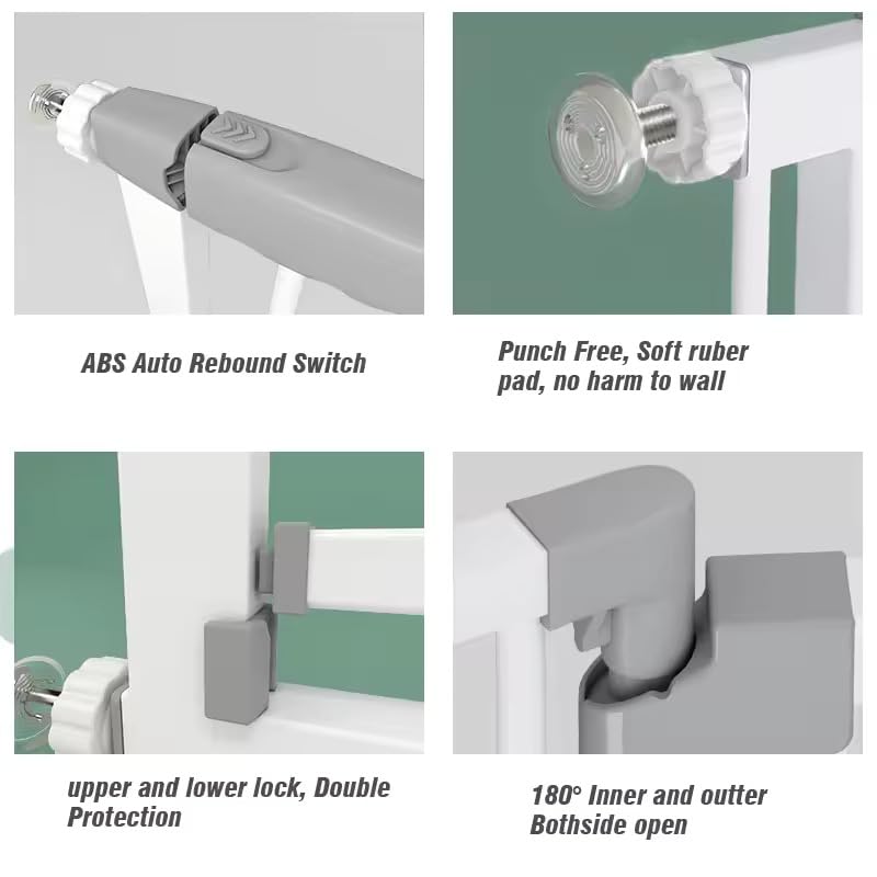 Suprills Metal Gate - Pressure Fit Baby Gate