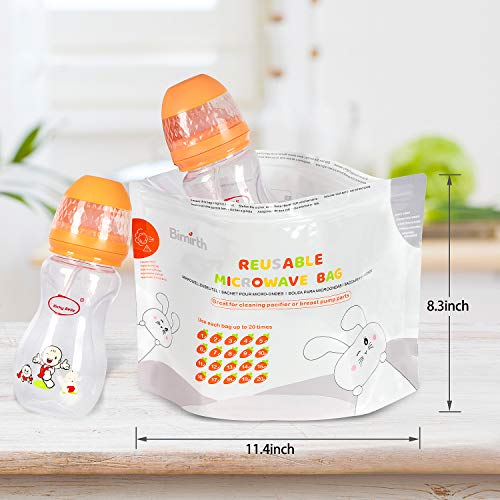 Bimirth Microwave Steriliser Bags - Pack of 16