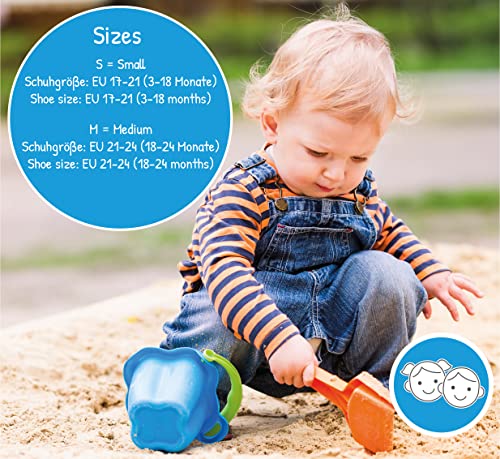 HECKBO Baby Waterproof Rain Booties with Fleece Lining