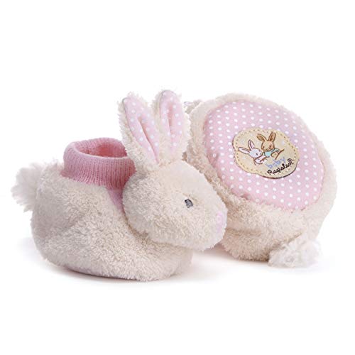 Fifi Rabbit Collection White Baby Booties Soft Shoes
