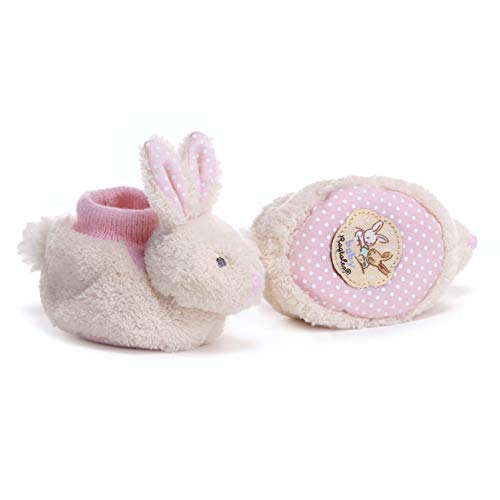 Fifi Rabbit Collection White Baby Booties Soft Shoes