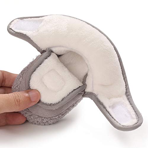 MASOCIO Winter Baby Booties for First Steps - Gray