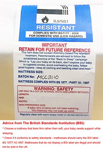 MCC Grey Wooden Baby Cot Bed with Rollaway Drawer