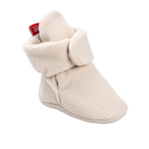 LACOFIA Anti-Slip Soft Sole Booties for 0-6 Months