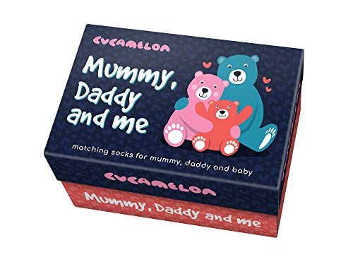 Cucamelon Family Matching Socks Gift Set Baby-Adult 6-11