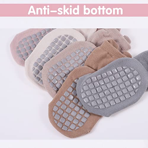 Cartoon Animal Anti-Slip Baby Socks (6 Pairs)