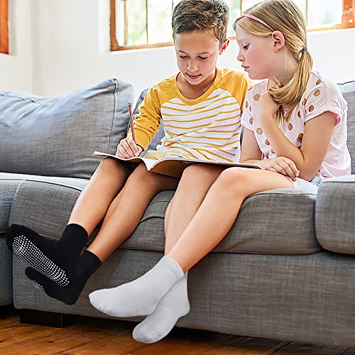 Boys Non Slip Grip Socks 12 Pairs for Toddlers