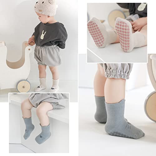 Cartoon Animal Anti-Slip Baby Socks (6 Pairs)