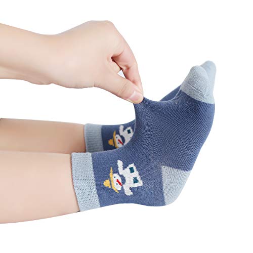 9 Pairs of Cute Cotton Baby Boy Socks