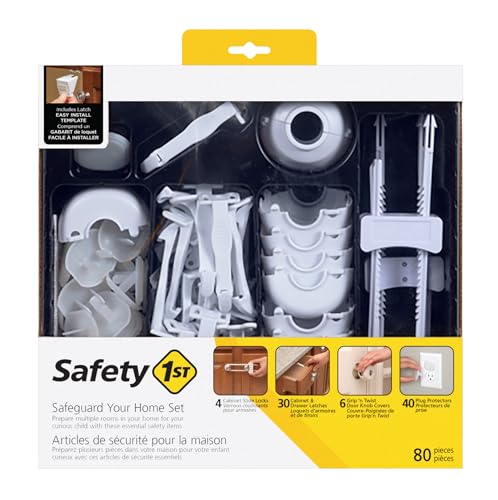 Baby Home Safety Set (80 Pieces), White