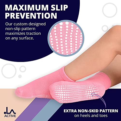 LA Active Non Slip Athletic Grip Socks for Babies