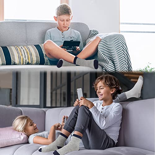 24 Pairs Soft Breathable Toddler Crew Socks