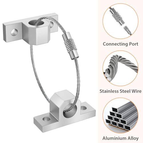 12 Pack Toddler Furniture Wall Anchor Earthquake Straps