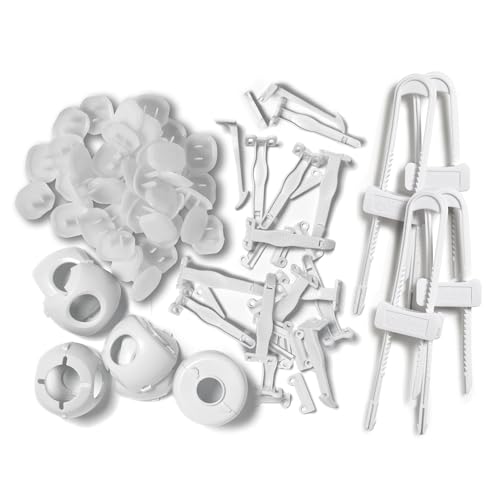 Baby Home Safety Set (80 Pieces), White