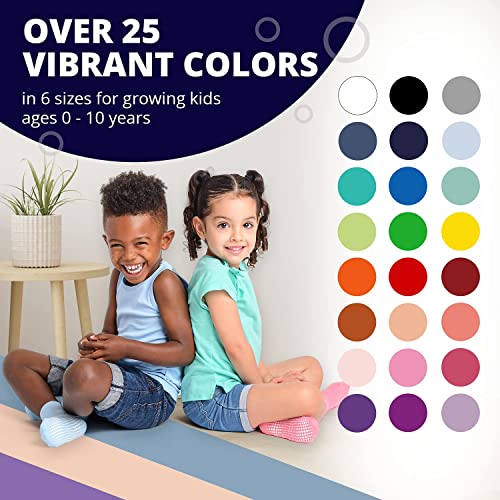 LA Active Non Slip Athletic Grip Socks for Babies